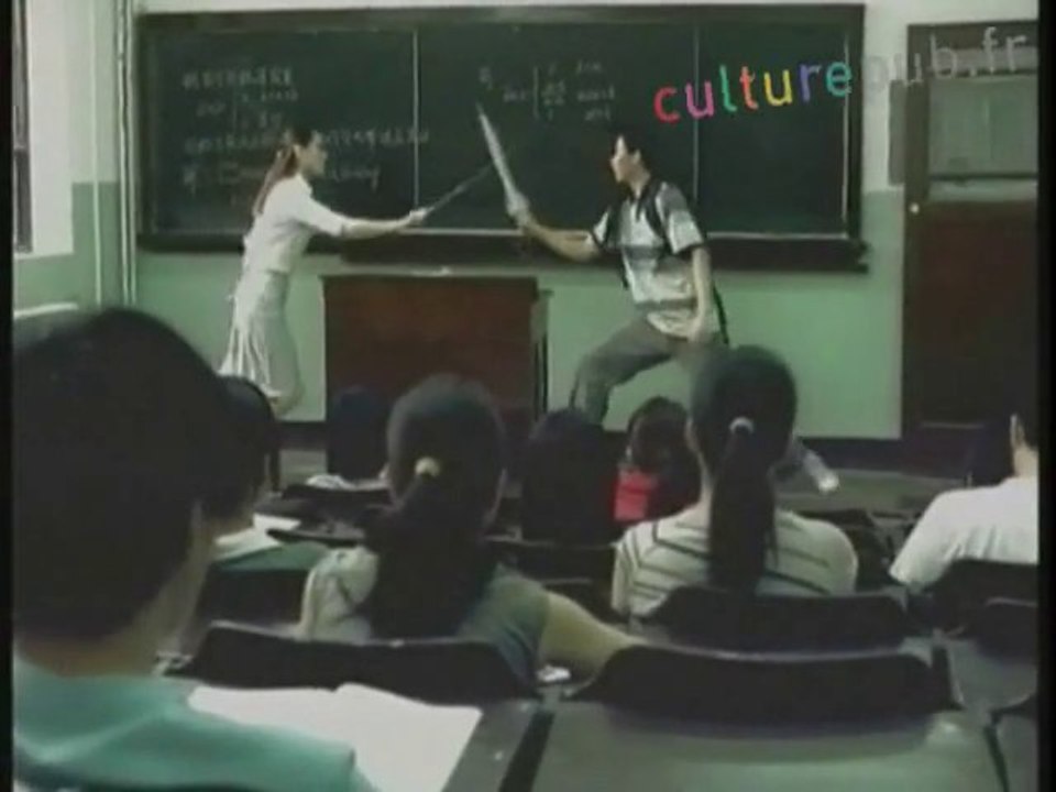 Bagarre professeur-élève en Chine: Equitable !