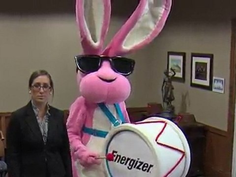 Energizer Bunny Arrested, Charged with Battery