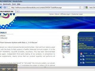 OWOW Turbomune - Beta 13D Glucan Supplements $19.95/month