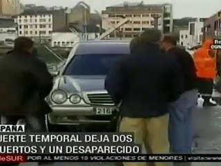 Dos muertos y un desaparecido por el fuerte temporal de viento y lluvia