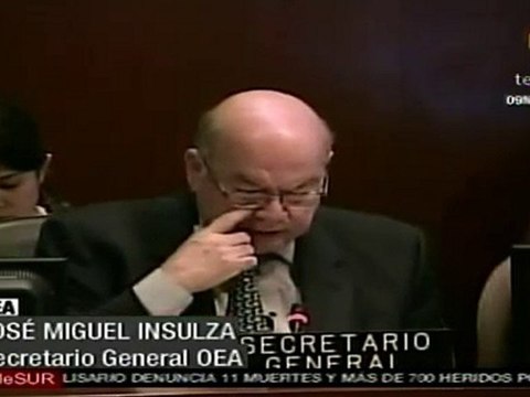 Insulza presentó informe ante la OEA tras visitar Costa Rica y Nicaragua Litigio fronterizo