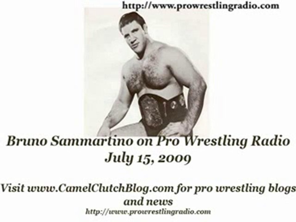9/9 Bruno Sammartino Shot Interview