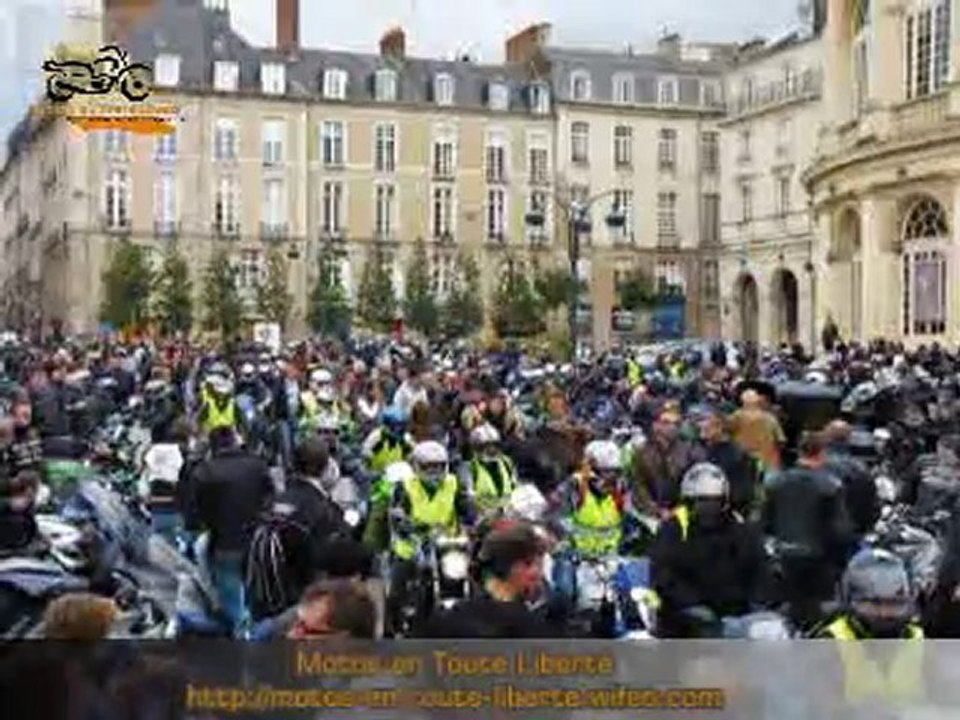 Manif FFMC 35 du 23 octobre 2010 à RENNES