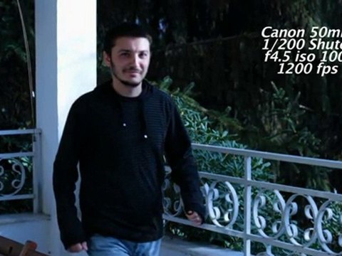 Canon 7D Slow Motion Test 300-600-1200 fps Test