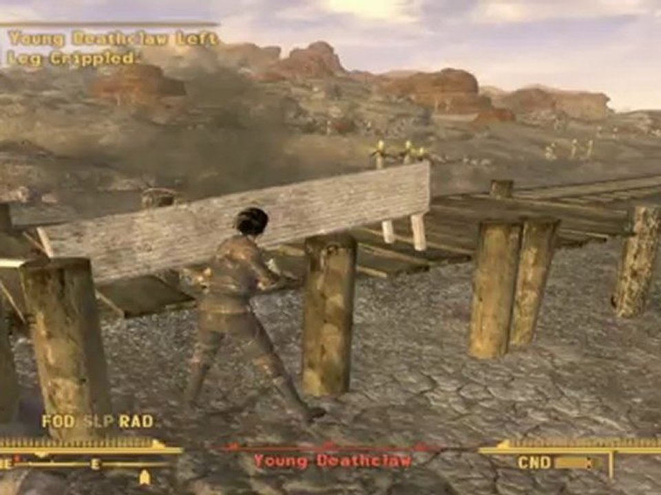 Fallout: New Vegas Hunting on Young Deathclaw