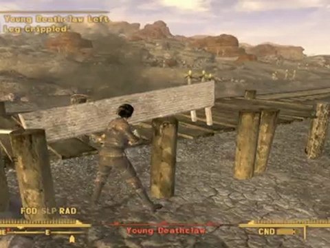 Fallout: New Vegas Hunting on Young Deathclaw