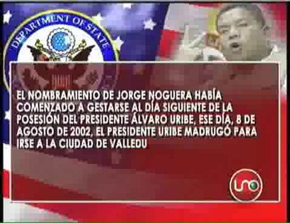 Uribe conocia red de narcotrafico del DAS