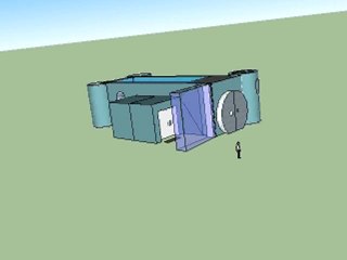 "Une maison pas banale" par Flavie et  Elsa