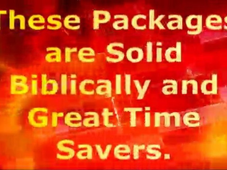 Sermons-Monday Morning Preacher's Package!