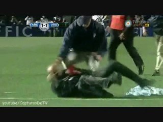 Jimmy Jump en Argentina - Uruguay. Copa América 2011