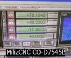MilizCNC- COD7545B Köprü tipi 3 Eksen CNC İşleme Tezgahı