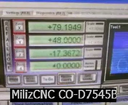 MilizCNC- COD7545B Köprü tipi 3 Eksen CNC İşleme Tezgahı