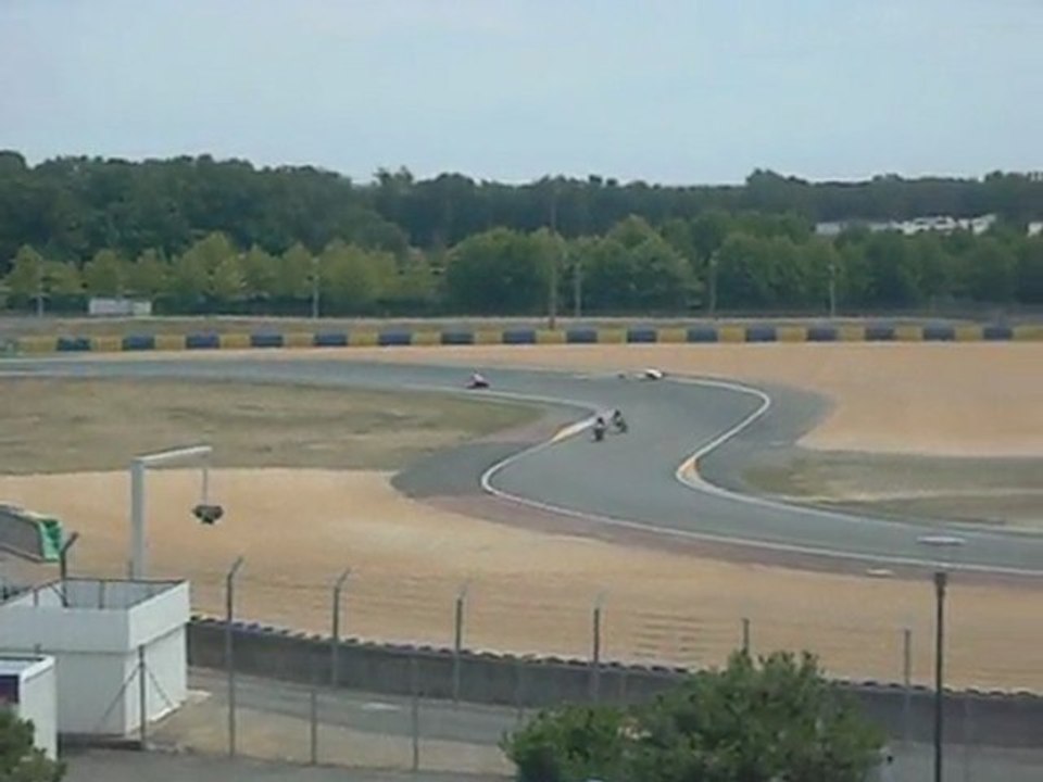 ma chute dans les "S Bleu" au Mans Bugatti