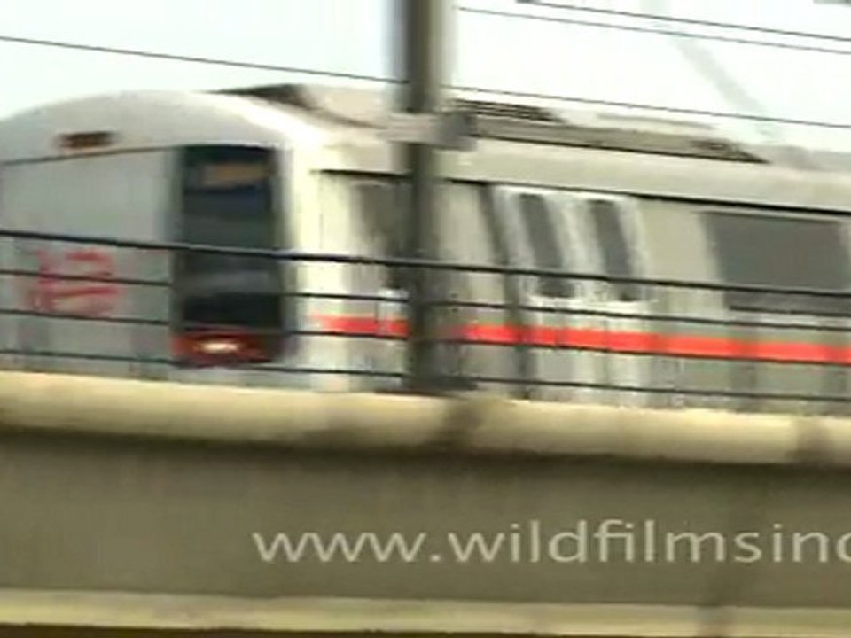 Delhi Metro in action!