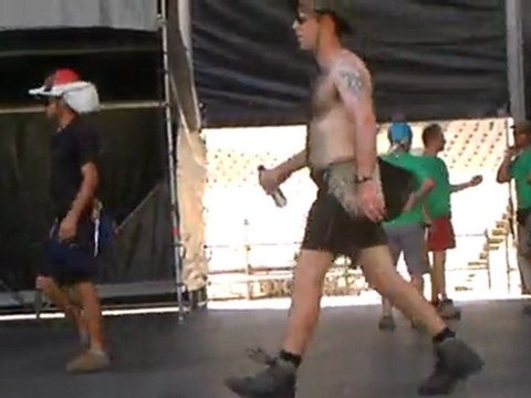 Bon Jovi stage setup Athens 2011 part 3