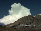 Clouds over a Village beyond Uttarkashi en route Gangotri