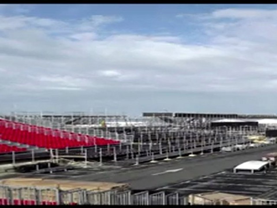 Montage Scène St Jean d'Acre - Francofolies - France Bleu