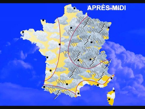 Météo 10 juillet 2011: Prévisions jusqu'au 15/07/2011