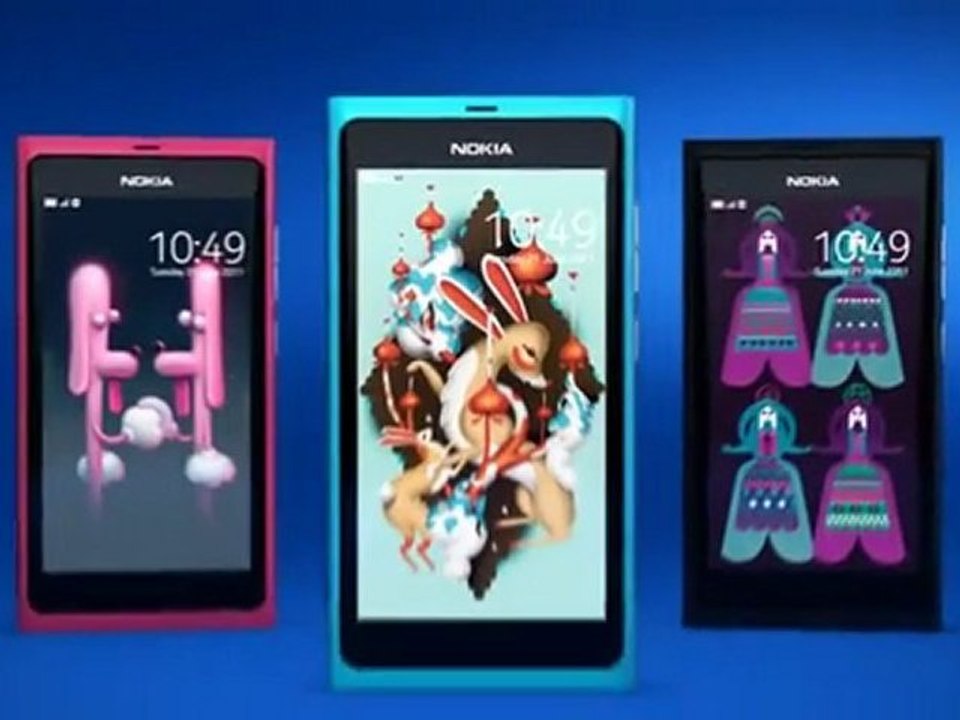 Nokia N9 vs  Nokia N10 vs Iphone 4 vs Nokia n8