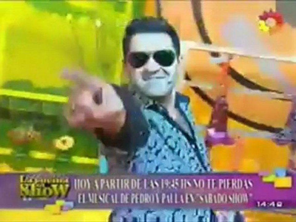 PETER ALFONSO CANTA INSISTO EN LCDSHOW  A PAULA CHAVES (9-JULIO)