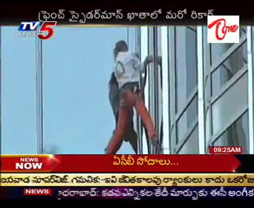 French Spiderman Climbs The 2716 feet-tall Burj Khalifa In Dubai