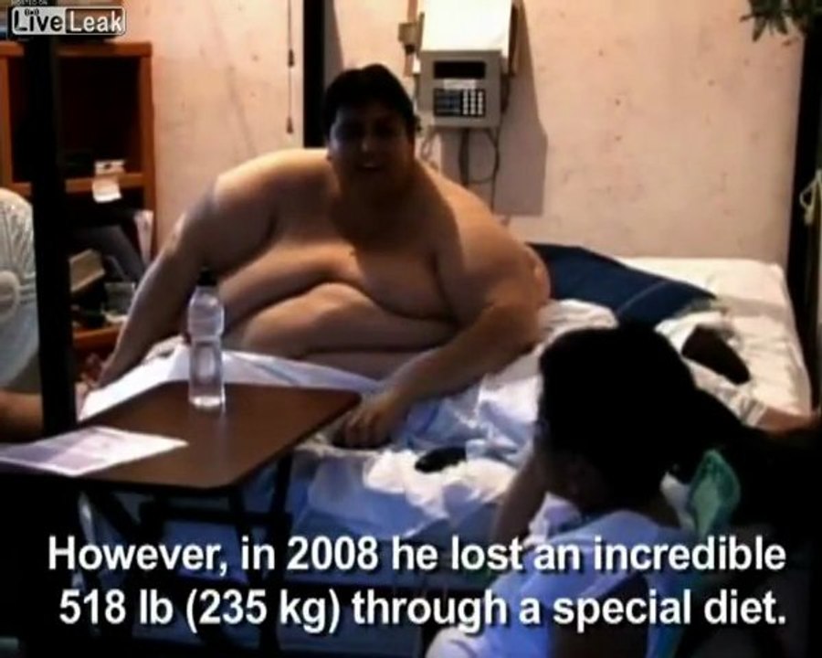 Welt dickste Mann bekommt in Mexiko geheiratet .. eine schlanke Frau