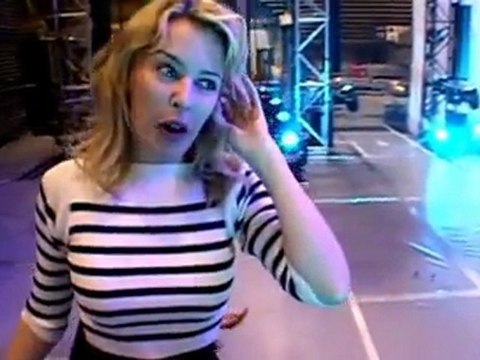 Kylie Minogue interview and body language photoshooting behind the scenes 2/2
