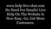 Online live chat software; web to web chat help solutions