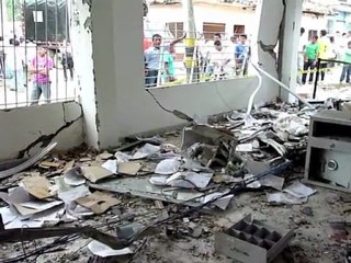 Colombia rebel strike kills three, wounds 70