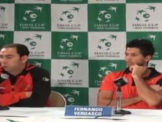 Albert Costa confía en David Ferrer para cerrar la eliminatoria con victoria