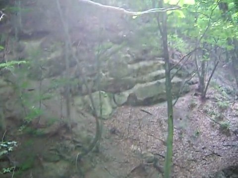 Les rayons des rochers