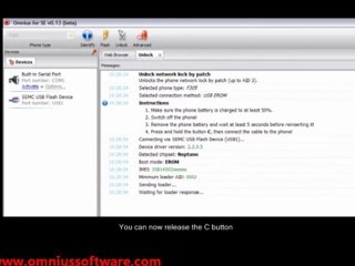 How to Unlock Sony Ericsson Bejoo - Software