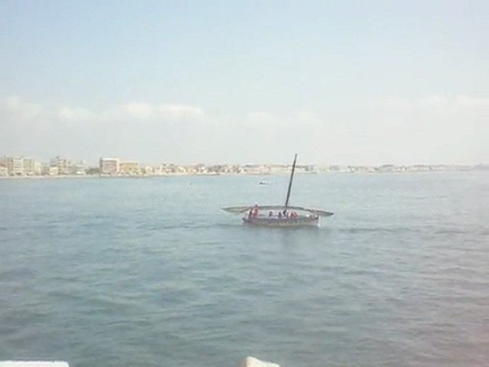 Palavas-Les-Flots (34) - Fête de la mer_10 juillet 2011_Barque de type Catalane
