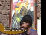 Cusquenhos celebraron el Centenario de Machu Picchu en plazas de la ciudad imperial