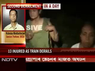 Download Video: Guwahati-Puri Express derails in Assam, 13 injured