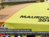 En Buenos Aires eligen alcalde y autoridades locales