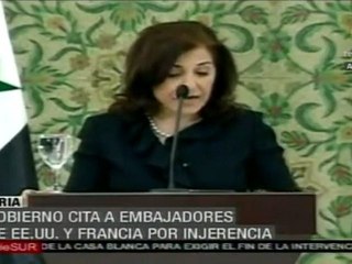 Siria repudia injerencia de Francia y EE.UU.