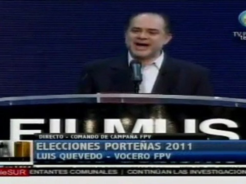 Filmus consigue resultado histórico del partido de Fernánd