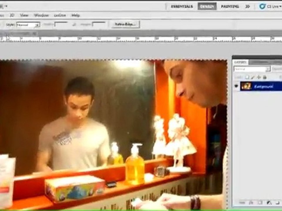 Efecto Espejo Photoshop Re-like.net