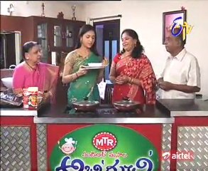 Abhiruchi - Recipes - Bengali Khichdi, Palakura Avadalu & Aratikaya Poriyal - 04