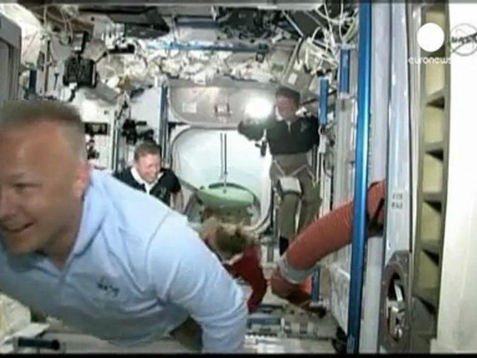 ISS welcomes final shuttle mission