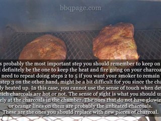 How to Keep Charcoal Vertical Smokers Going