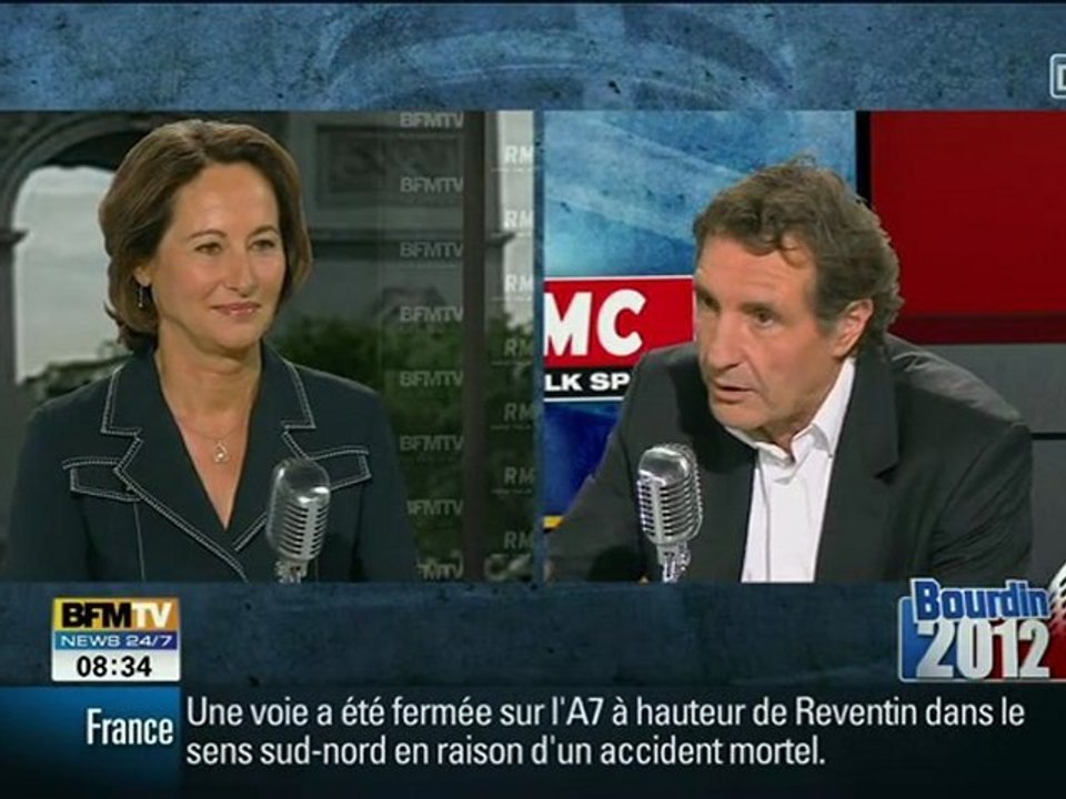 BFM TV - Ségolène Royal Bourdin 11 juillet 2011 Ière Partie