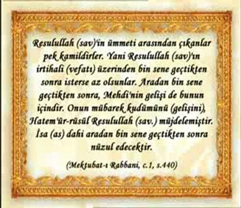 hazreti mehdinin cikis zamani hz mehdi ikinci binde gelecektir