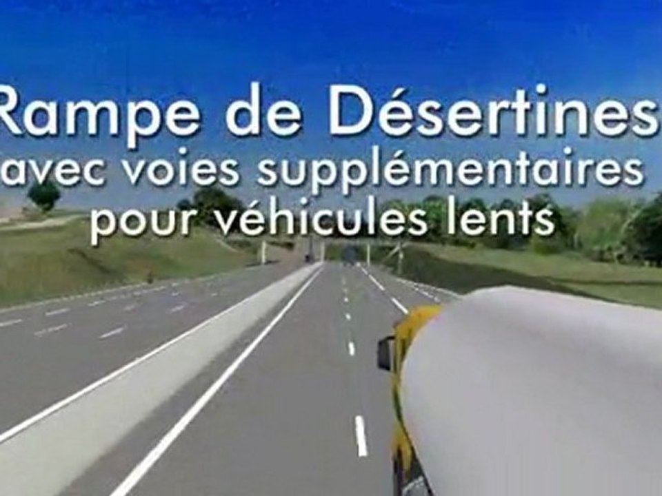 A714 bretelle autoroutière de Montluçon