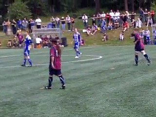 Steve Harris playing football