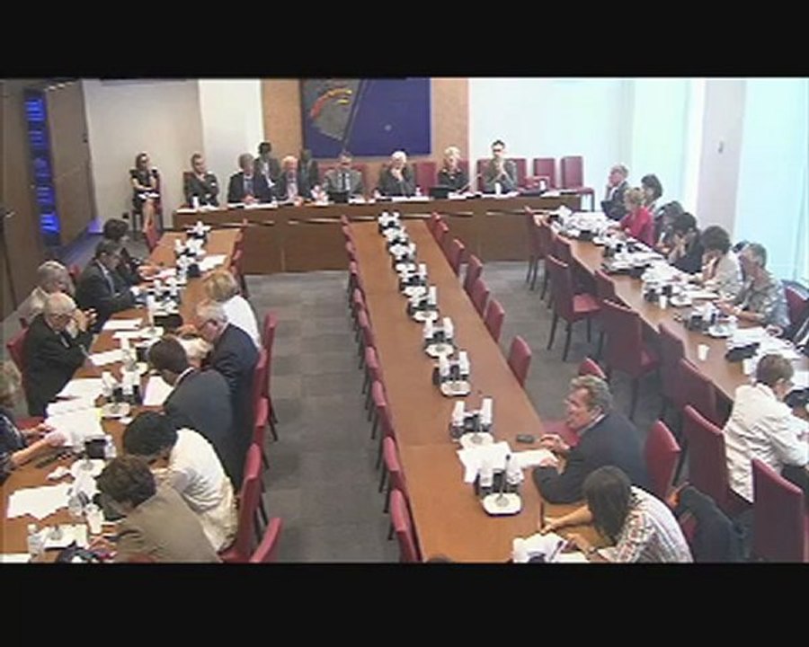 Audition de Xavier Bertrand en commission des affaire sociales le 6 juillet