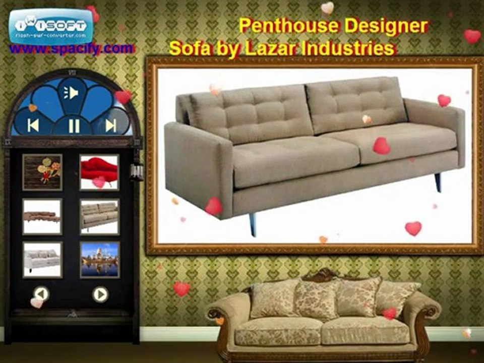 Lazar Designer Sofas, Contemporary Sofa, Sleeper Sofa, Aerolo