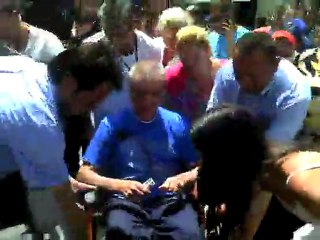 Ortega Cano saliendo del Hospital