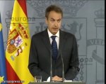 Zapatero anuncia los cambios en el Ejecutivo